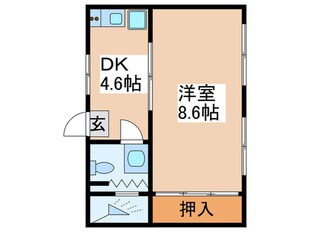 オレンジマンションの物件間取画像